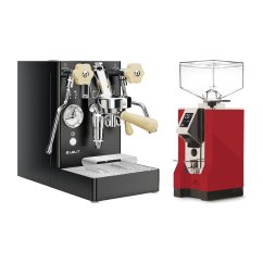 Lelit Mara PL62X V2, black + Eureka Mignon Specialita, CR Ferrari red