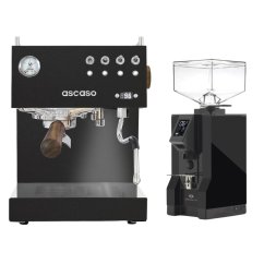 Ascaso Steel DUO PID, Black&Wood + Eureka Mignon Specialita, BL black