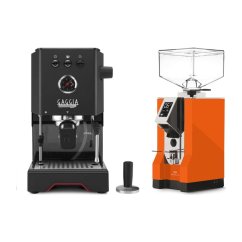 Gaggia Classic Up černá + Eureka Mignon Specialita, CR Orange