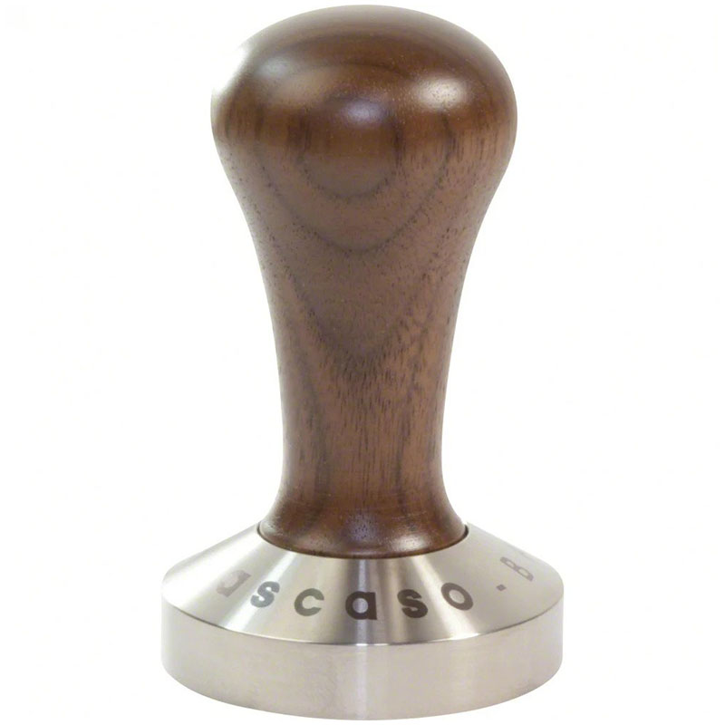 Ascaso tamper, 58 mm, plochý, orech