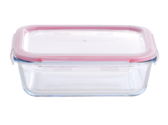 BERGNER Dóza na potraviny skleněná se zaklapovacím víkem 1,5l