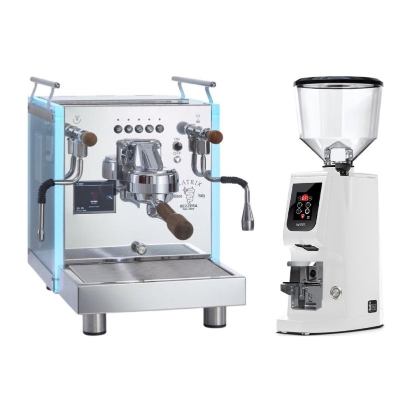 Bezzera Matrix DE + Eureka Atom W 65, white