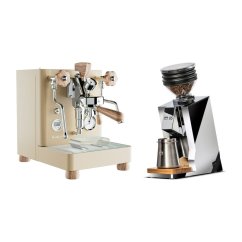 LELIT Bianca  V3  PL162T gold + Eureka Mignon Zero 65 Speedy ALL PURPOSE chrome
