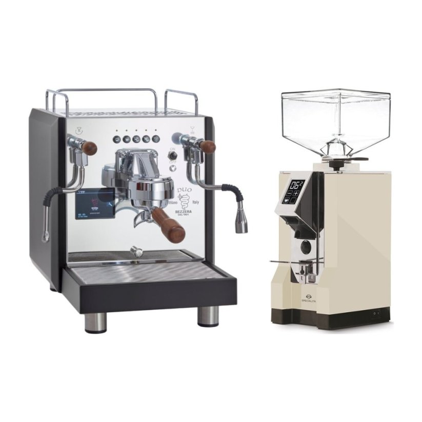 Bezzera DUO DE Black + Eureka Mignon Specialita, CR Cream