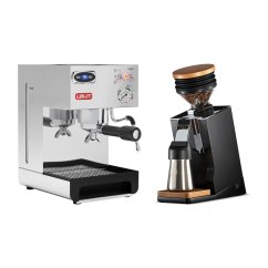 Lelit Anna PL41TEM + Eureka Mignon Single Dose PRO, Black & Oak