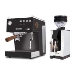 Ascaso Steel Uno PID black + Eureka Mignon Zero, BL white