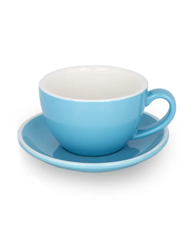 Epic šálek+podšálek 230 ml modrý 6 ks