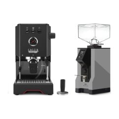 Gaggia Classic Up černá + Eureka Mignon Specialita, BL Grey