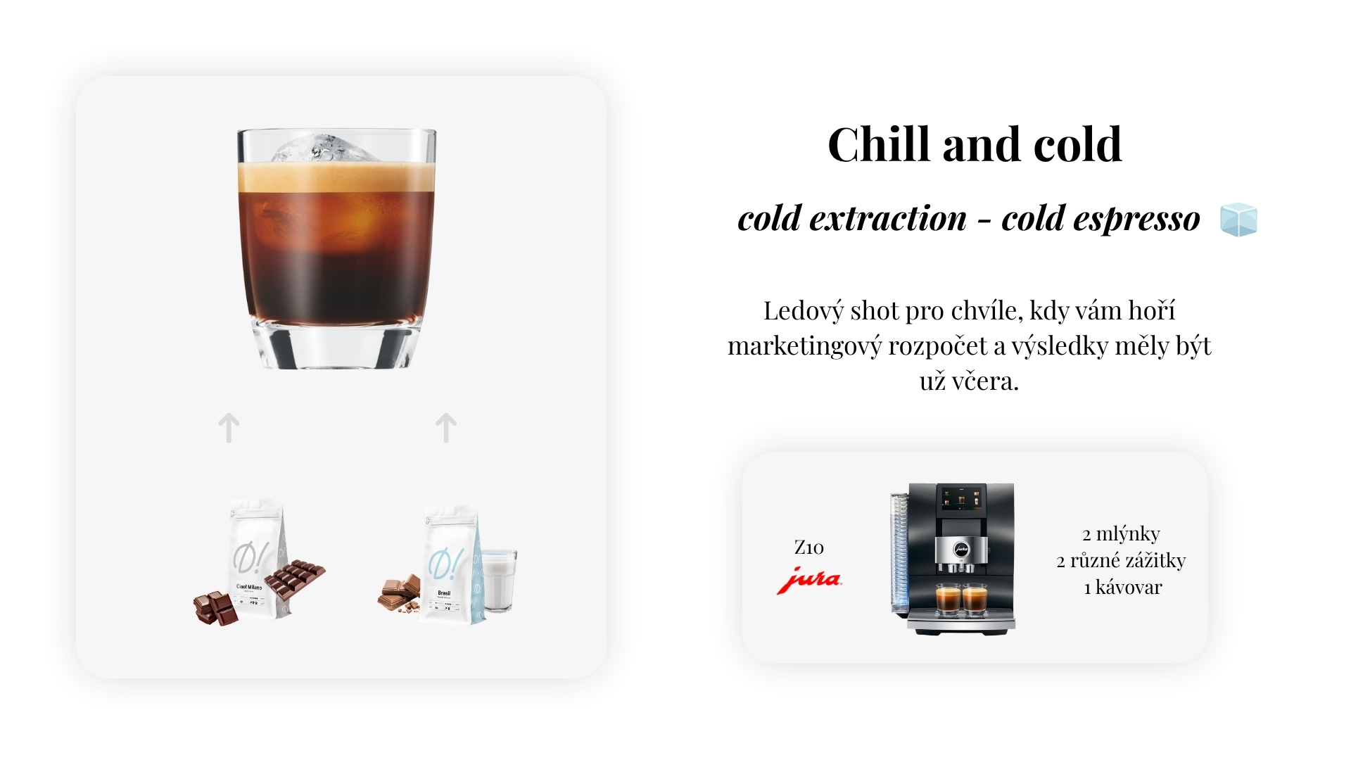 Chill and cold - cold extraction espresso
